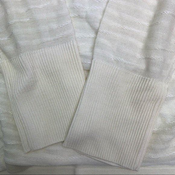 Woolrich Sweater Cream Knit 2XL V Neck Long Sleeve XXL Plus Size - Picture 8 of 9